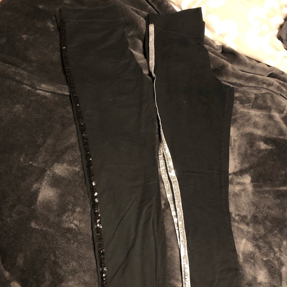 VS PINK side sequence leggings